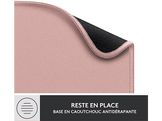 LOGITECH Tapis de souris DeskMat Studio Series Antislip Rose (956-000050)