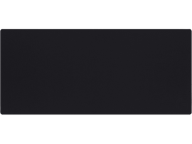 Tapis de souris rectangulaire noir Logitech. Le logo 