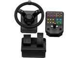 LOGITECH Volant de simulation + pedales + paneau Farm Sim (945-000062)