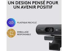 Charger l&#39;image dans la galerie, LOGITECH Webcam Brio 500 Graphite (960-001422)
