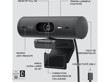 Charger l&#39;image dans la galerie, LOGITECH Webcam Brio 500 Graphite (960-001422)
