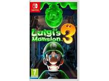 Charger l'image dans la galerie, Couverture du jeu : Luigi, fantôme et chiffre 3. Titre 'Luigi's Mansion 3', vert et orange.
