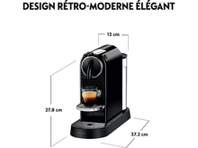 Charger l&#39;image dans la galerie, MAGIMIX BELGIQUE Nespresso Citiz (11315B) Nespresso Original Noir
