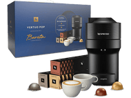 MAGIMIX Nespresso Vertuo Pop Liquorice Black + 30 capsules + 2 tasses à cappuccino