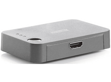 Charger l&#39;image dans la galerie, Un appareil argenté rectangulaire avec un port HDMI et trois voyants.
