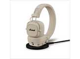MARSHALL Major V 401111 Crème Wit 228158 On-ear Casque sans fil avec Noise cancelling Blanc
