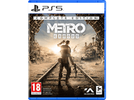 Boîtier de jeu PS5 pour Metro Exodus, édition complète, avec l'art du jeu.