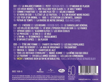 Charger l&#39;image dans la galerie, Dos du CD avec une liste de chansons et des informations sur le groupe sur fond rouge.
