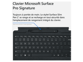 MICROSOFT Cover clavier Surface AZERTY BE Noir (8XA-00006)