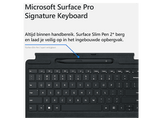 MICROSOFT Cover clavier Surface AZERTY BE Noir (8XA-00006)