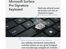 Charger l&#39;image dans la galerie, MICROSOFT Cover clavier Surface AZERTY BE Noir (8XA-00006)
