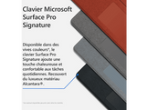 MICROSOFT Cover clavier Surface AZERTY BE Platinum (8XA-00066)
