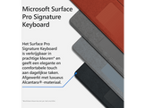 MICROSOFT Cover clavier Surface AZERTY BE Platinum (8XA-00066)