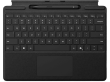 Charger l&#39;image dans la galerie, MICROSOFT Étui Microsoft Surface Pro avec clavier et Slim Pen AZERTY Noir (8X6-00173)
