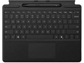 MICROSOFT Étui Microsoft Surface Pro avec clavier et Slim Pen AZERTY Noir (8X6-00173)