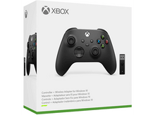 Charger l&#39;image dans la galerie, MICROSOFT HW Manette sans fil Xbox Noir + adaptateur sans fil Windows 10/11 (1VA-00002)
