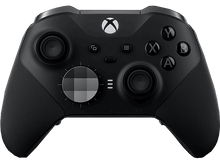 Charger l&#39;image dans la galerie, Manette Xbox Elite Series 2 noire, avec boutons, joysticks et une poignée texturée.
