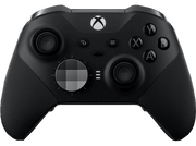 Manette Xbox Elite Series 2 noire, avec boutons, joysticks et une poignée texturée.