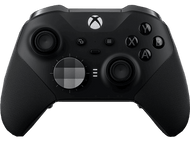 Manette Xbox Elite Series 2 noire, avec boutons, joysticks et une poignée texturée.