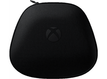 Charger l&#39;image dans la galerie, Une housse noire pour manette Xbox avec le logo Xbox dessus. Il s&#39;agit d&#39;une coque rigide avec une fermeture éclair.
