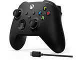 MICROSOFT Manette sans fil  Carbon Black + Kabel (EP2-29944)