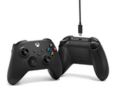 MICROSOFT Manette sans fil  Carbon Black + Kabel (EP2-29944)