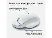 Charger l&#39;image dans la galerie, MICROSOFT Souris sans fil Ergonomic Argenté (222-00020)
