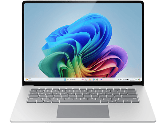 MICROSOFT Surface Laptop - 15 pouces - Snapdragon X Elite - 16 GB - 256 GB - Platinum - Copilot+ PC