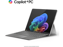 Charger l&#39;image dans la galerie, Un ordinateur portable avec un clavier et un écran affichant une image colorée, avec le logo Copilot+PC.
