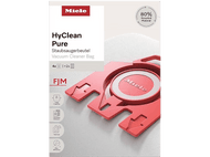 MIELE Sacs d'aspirateur FJM Hyclean Pure 80 Recycled 4 pièces (FJM HYCLEAN PURE 80% RECYCLED) Sac aspirateur