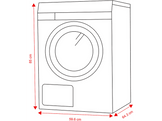 MIELE TWH 780 WP Lotus blanc - Sèche-linge à pompe à chaleur - 9 kg - 37 dB - Label énergétique C