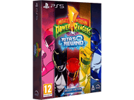 Boîte de jeu PS5 pour Power Rangers: Rita's Rewind. Il présente quatre rangers et le titre du jeu.