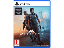 Charger l&#39;image dans la galerie, Jaquette de jeu PS5 avec deux hommes, un tenant une arme. Drones et ville en arrière-plan.
