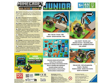 Charger l&#39;image dans la galerie, Boîte de jeu Minecraft Junior avec texte et images. Montre pièces et personnages.
