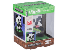 Charger l&#39;image dans la galerie, Lampe Panda Minecraft dans sa boîte, montrant la lampe et l&#39;emballage.
