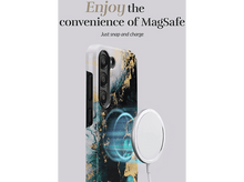 Charger l&#39;image dans la galerie, MIO BY MOBILIZE Cover Magsafe Compatible Samsung A16 4G/5G Green Marble (80126)
