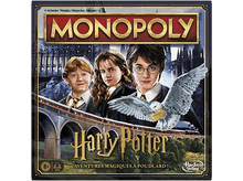 Charger l&#39;image dans la galerie, Boîte de jeu de société Monopoly Harry Potter. Personnages et Poudlard en arrière-plan.
