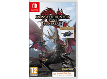 Charger l&#39;image dans la galerie, Boîtier de jeu Monster Hunter Rise: Sunbreak. Personnages combattant un dragon.
