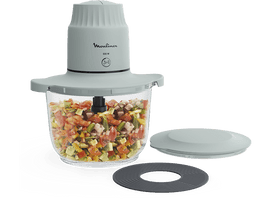 Robot culinaire Moulinex avec légumes mélangés à l