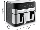 MOULINEX Airfryer Dual Easy Fry & Grill (EZ905D20)