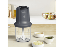 Charger l&#39;image dans la galerie, Un robot culinaire Moulinex Multi Moulinette 3 en 1 avec des bols.
