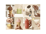 MOULINEX Machine à crème glacée et boissons glacées Freezi MJ803AF0