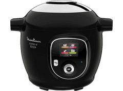 MOULINEX Multicuiseur connecté Cookeo+ 200 recettes (CE867810) Multicuiseur Noir