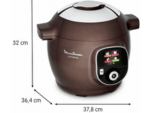 Charger l&#39;image dans la galerie, MOULINEX Multicuiseur Cookeo+ 150 recettes Marron (CE851910)
