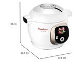 MOULINEX Multicuiseur Cookeo+ 180 recettes Blanc (CE851BA10)