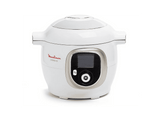 MOULINEX Multicuiseur Cookeo+ 180 recettes Blanc (CE851BA10)