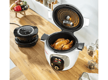 Charger l&#39;image dans la galerie, MOULINEX Multicuiseur Cookeo+ &amp; Crisp (CE851 &amp; EZ150800) Multicuiseur Blanc
