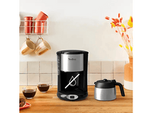 Charger l&#39;image dans la galerie, MOULINEX Percolateur Subito Therm Timer (FT362811/7211003648) Machine à café Noir
