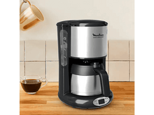 Charger l&#39;image dans la galerie, MOULINEX Percolateur Subito Therm Timer (FT362811/7211003648) Machine à café Noir

