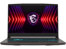 Charger l&#39;image dans la galerie, Ordinateur portable de jeu MSI avec écran coloré et clavier éclairé.
